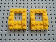 Lego 2 x Fahrgestell Chassis 4211  gelb   4x5  