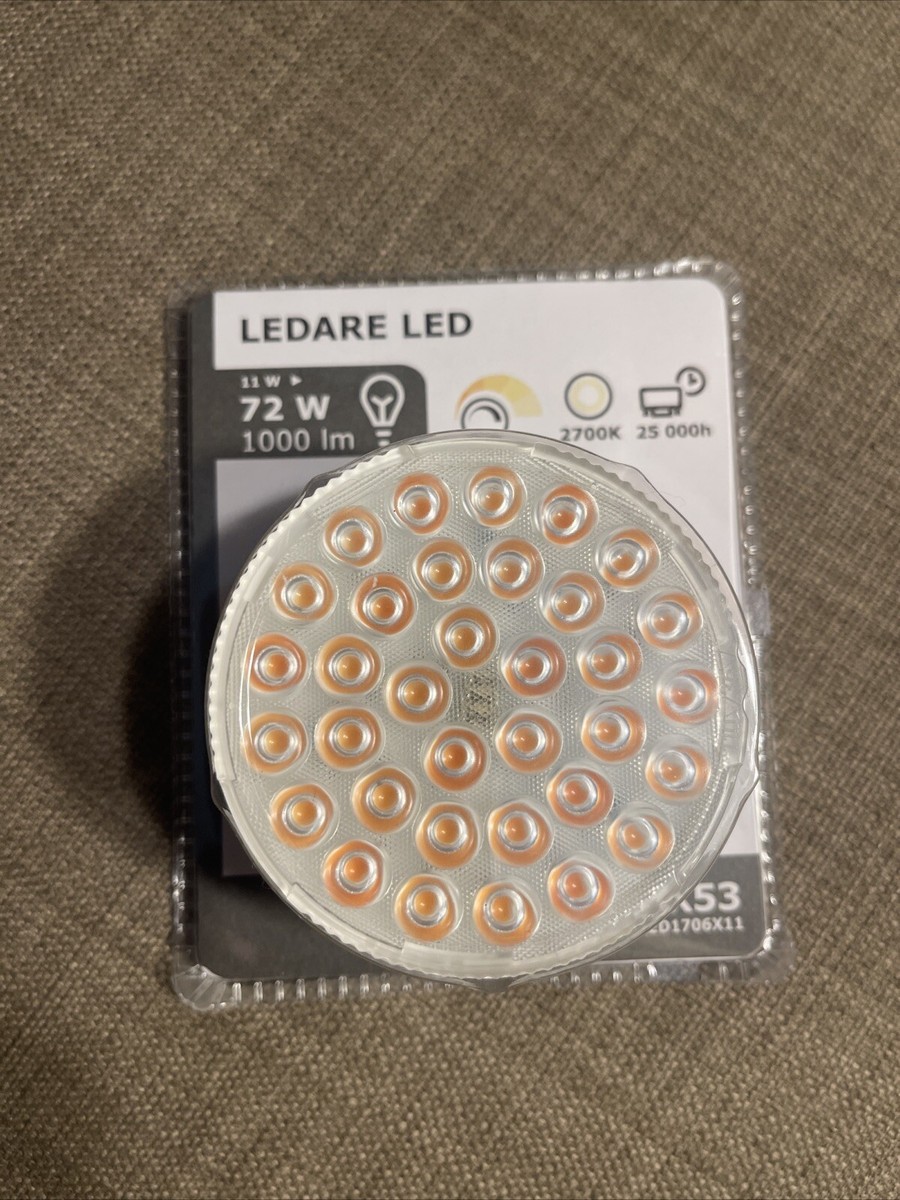 Ikea LEDARE LED Bulb GX53 1000 lumen 2700 K Dimming Adjustable