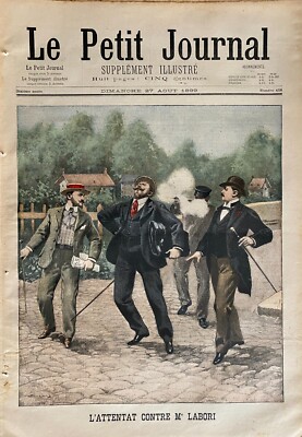 Klein Tagebuch 1899 Nr. 458 Dreyfus Attack Gegen Me Laborit - Fischer Francais