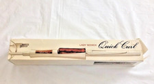 VINTAGE LADY SCHICK QUICK CURL CURLING IRON 2340...W/ INSTRUCTIONS