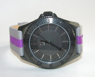 Guess collection silver “G”with Purple Strap GUESS Blue Ladies Willow Purple Dress Watch Mesh Links  main image 4