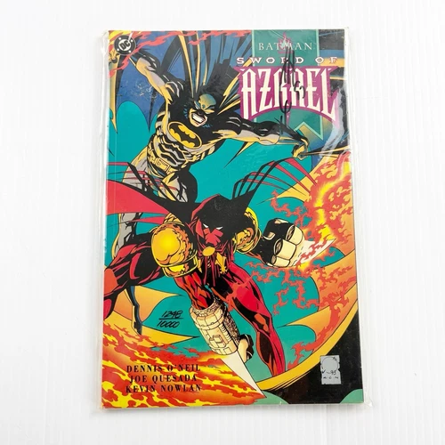 Batman Sword of Azrael Joe Quesada Signed Certificate Comic Book