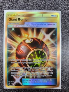 Giant Bomb - 251/236 - Pokemon Unified Minds Sun & Moon Secret Rare Card NM
