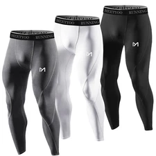 Men's Compression Pants Athletic Tight Leggings Base Layer Bottoms for Running
