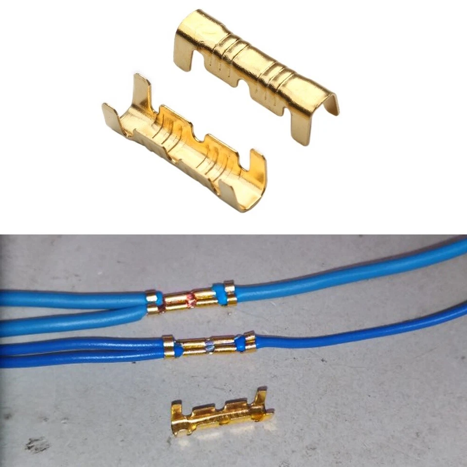 200Pcs 0.5-1.5mm² Car Copper Buckle Crimp Electrical Wire Connector Terminal Kit - Image 4 of 4