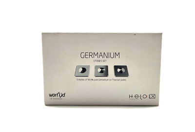 Helo LX Wor(l)d Germanium Stones Set 99.9% pure Germanium on Titainium Plates