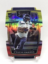 Panini 2021 Select Football Dwayne Eskridge Seattle Seahawks Rc Red/yellow #60