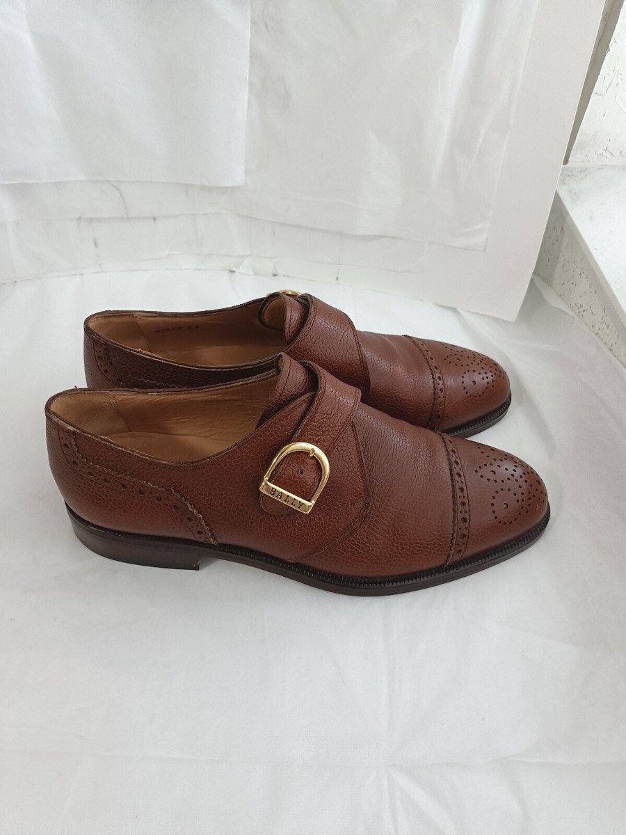 Bally Brown Leather Double Monk Strap Loafer Bally Monk-strap Shoes In Brown | ModeSens main image 2