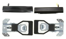 Set Of 4 New Inside Outside Door Handles Kit Black For 1982-1992 Camaro Firebird