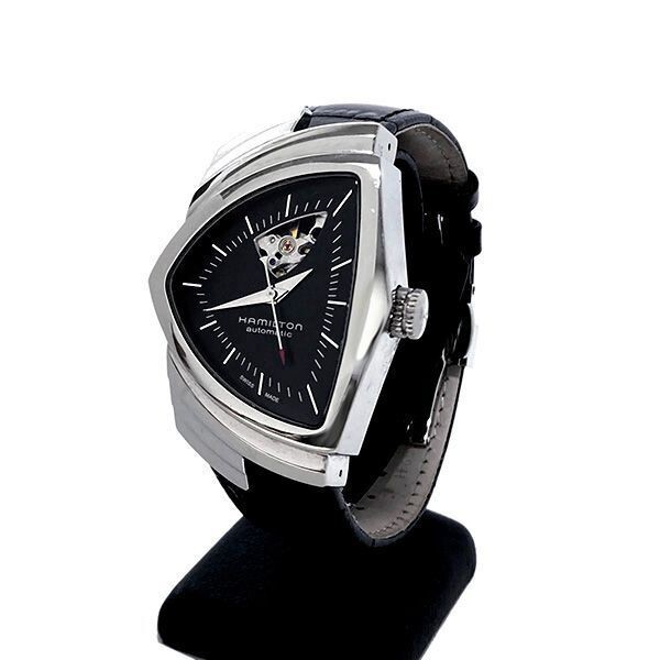 Hamilton Ventura Open Heart Ss Auto Black Automatic H24515732 Dial
