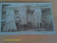 1919 RPPC POSTCARD MAID LAUNDRY PAILS MILLERS CORNER NEW YORK FRANKFORT KENTUCKY