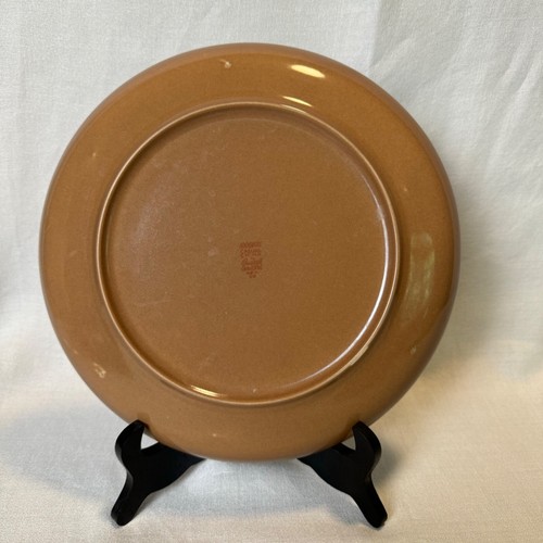 Iroquois Casual China Russel Wright Dinner Plate Nutmeg Brown 10" MCM Set of 2 - Picture 3 of 5