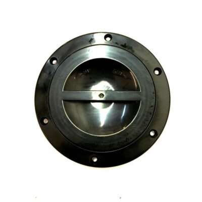 5'' Round Access Hatch Cover for RV Marine Boat Camper - BLACK - Valterra