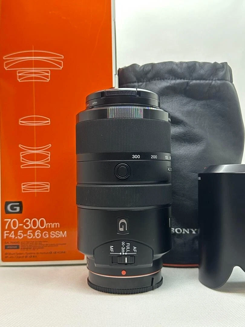 SONY 70-300mm F4.5-5.6 G SSM SAL70300G Camera Lens Black | eBay