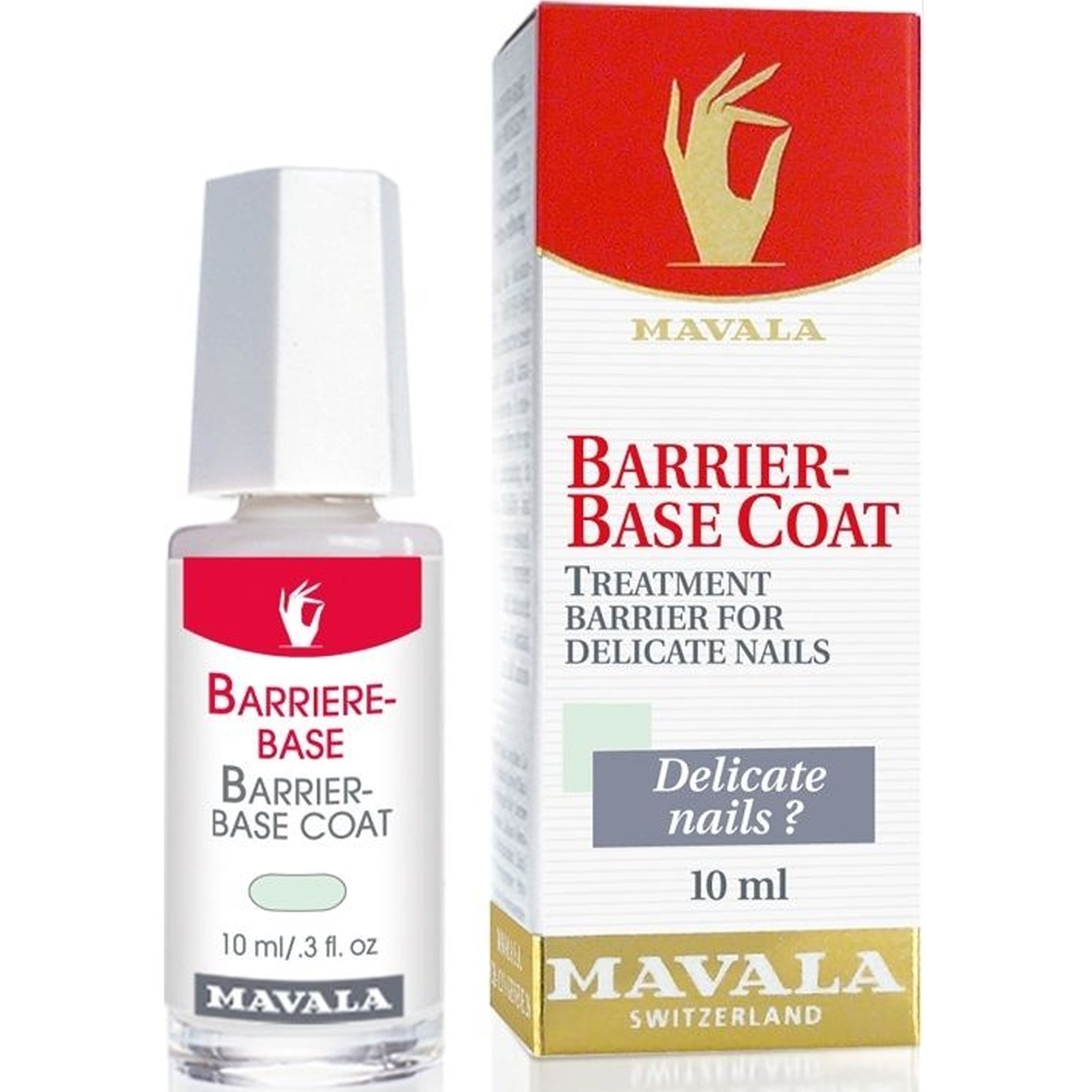 Mavala Barrier-Base Coat for Delicate Nails 10ml