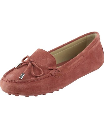 Michael Kors Women's Daisy Logo Suede Cinnamon Size 8M