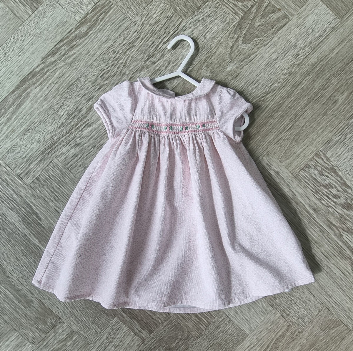 Pink Grey Colour Baby Frock Buy United Colors Of Benetton Kids