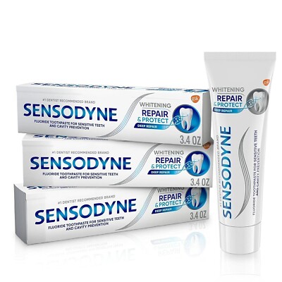 2x Sensodyne Repair and Protect Whitening Toothpaste 100g each for sensitivity