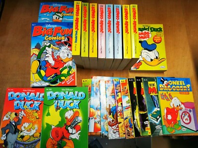 Walt Disney Micky Maus Donald Duck Sammlung Konvolut 311 St Jumbo Big Fun Sonder