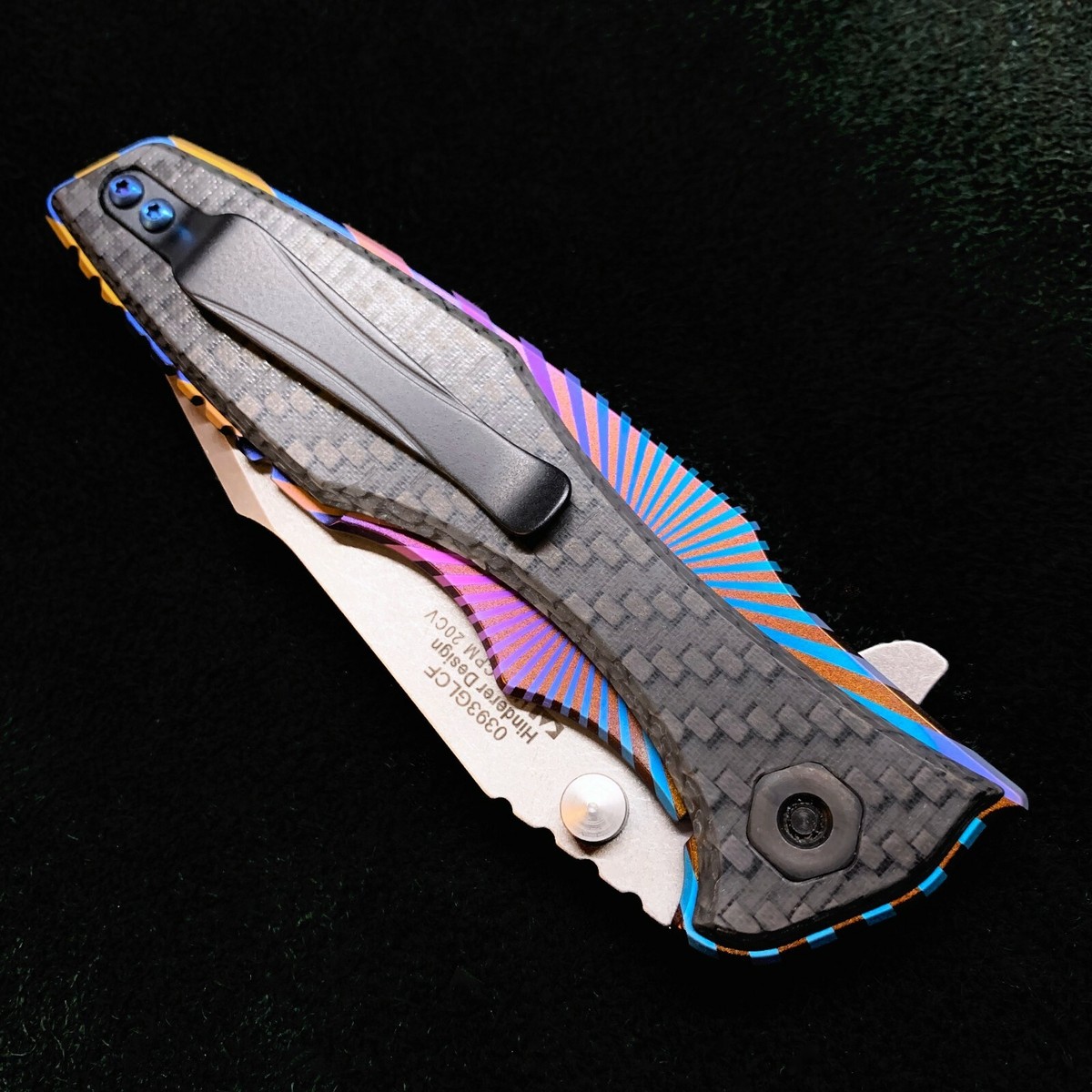 Zero Tolerance 0393 Rick Hinderer Flipper Plain Edge ZT0393GLCF