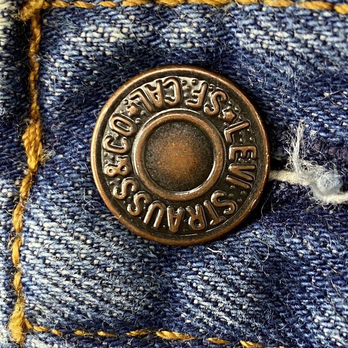 Vintage 1970s Levi's Blue Jeans Orange Tab XXS High Waisted Vintage 1970s Levi's Blue Jeans Orange Tab XXS High Waisted