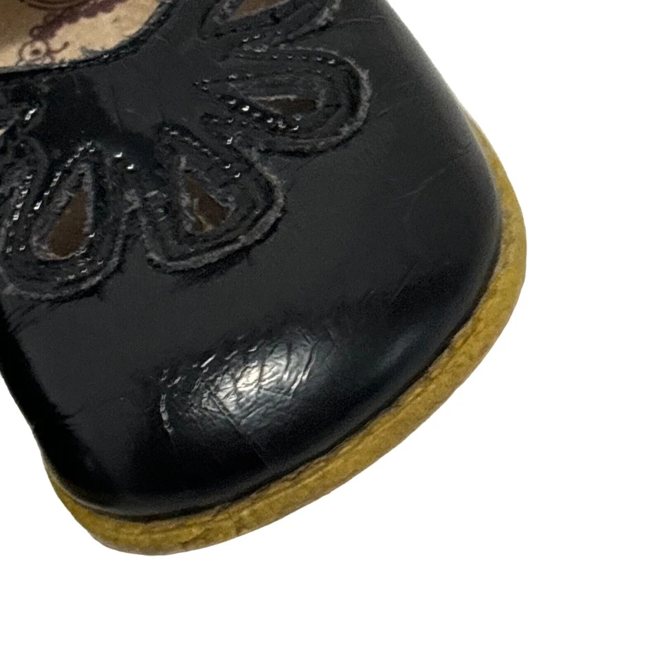 Livie & Luca Black Patent Leather Shoe Mary Jane Toddler Dress Strap Mexico 8 - Image 4 of 4