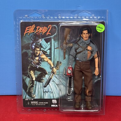 Neca Evil Dead 2 Hero Ash Retro Cloth Sealed 8 Inch Action Figure