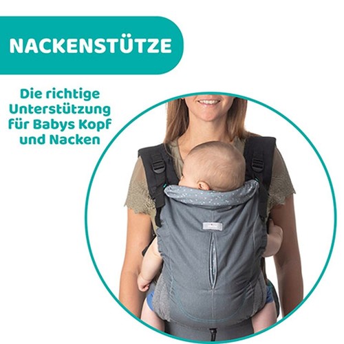 Chicco Ergonomische Babytrage Myamaki Fit Tragetuch für Babys und Kleinkinder - Bild 2 von 12