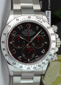 ROLEX-Stainless-DAYTONA-REHAUT-FAT-Buckle-Black-034-Race-034-Dial-116520-SANT-BLANC