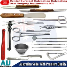 Dental Oral Surgery Tooth Extraction Extracting Elevators Forceps Scissor Scaler