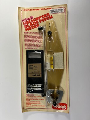 Robart Helicopter Blade Pitch Meter Jeweled Movement