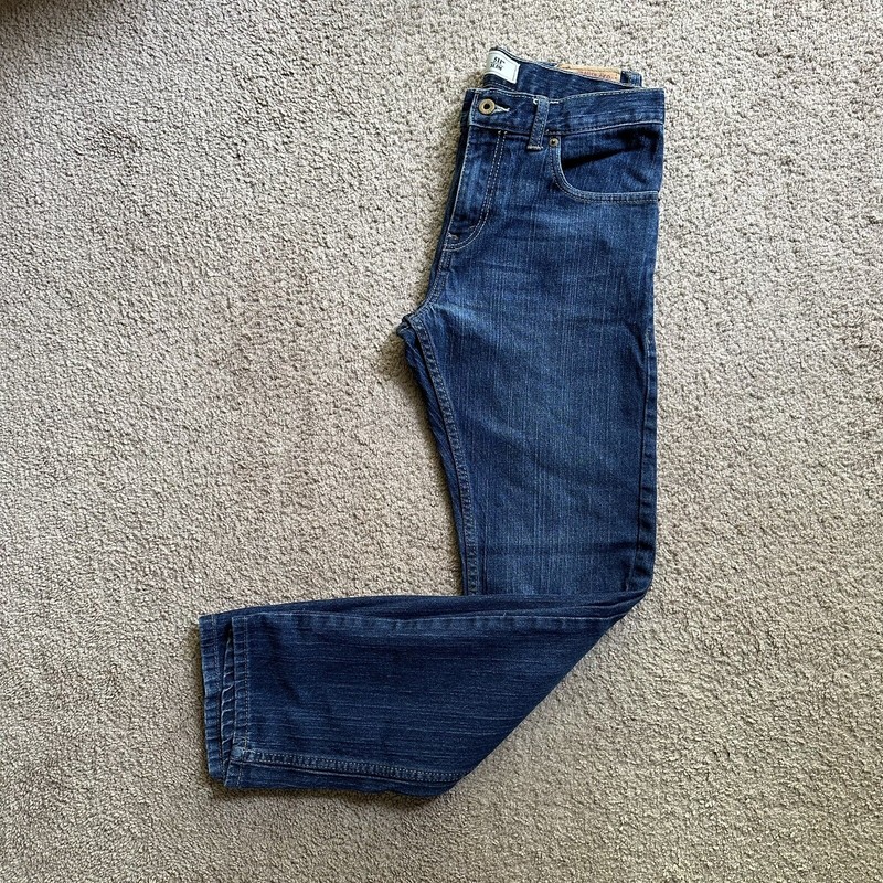 Levi’s 511 Jeans Girls 18 29x29 Slim Straight Mid Rise Blue Medium Wash Denim