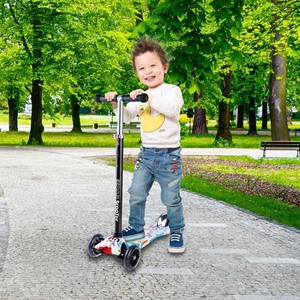 patinete 3 ruedas luces