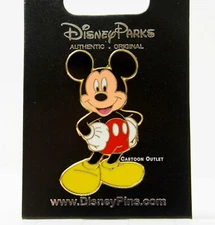 Disney Mickey Mouse Trading Pin Disney Parks Original New Walt Disney Authintic