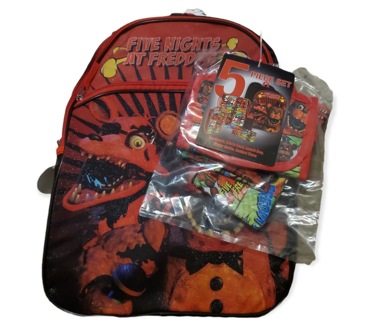 Five Nights At Freddy's 5-Piece Backpack Set