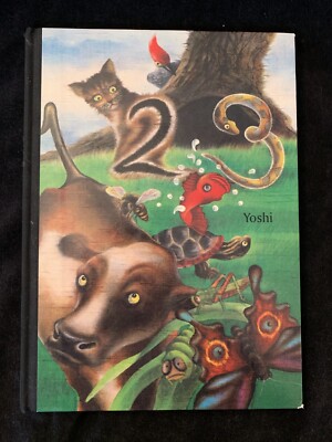 Signed and doodled, 1st printing! 1, 2, 3 by Yoshi 1991 HC Very good
