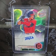 Topps 2023 Bowman's Best Juan Brito Best of 2023 Autographs Guardians Auto