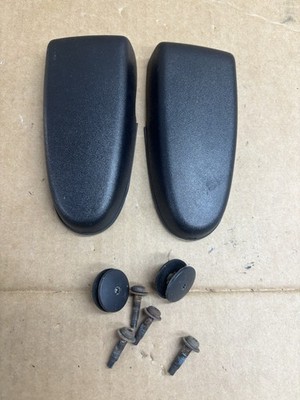 2005-2007 Jeep Liberty Rear Liftgate Glass Window Hinge Set Of 2 Black OEM #2