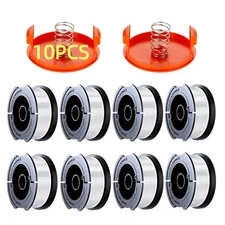 10 Pack Weed Eater String Compatible with Black+Decker AF-100 0.065" Weed Wacker