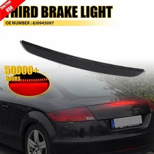 Smoke Lens LED Rear Windshield High Mount 3rd Brake Light For 2008-17 Audi A5 S5