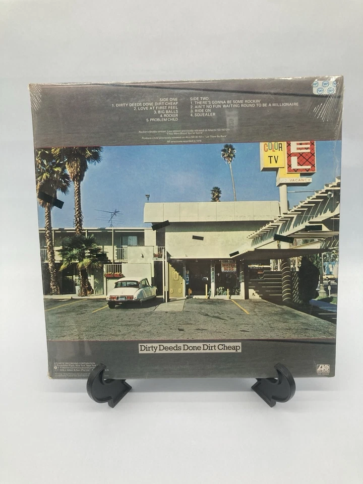 AC/DC Dirty Deeds Done Dirt Cheap Sealed 1st Pressing Canada - Image 2 of 3