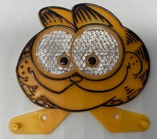 Vintage 1978 Garfield Cat Bicycle Reflector Safety Reflective NCM Corp USA