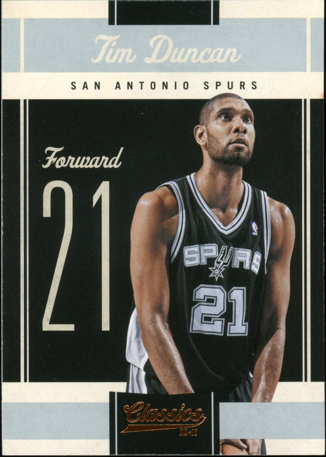 2010-11 Panini Classics Tim Duncan #6