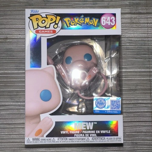 Funko Pop Mew Pearlescent Pokemon Center Exclusive # 643