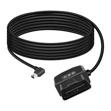 OBD Power Cable for Dash Camera, OBD2 Diagnostic Extension Adapter to 90Degre...