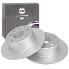 2x ABS BREMSSCHEIBEN 279mm VOLL HINTEN passend für MERCEDES /8 123 CABRIOLET COU