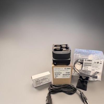 KIT ZEBRA SAC-MC33-4SCHG-01 BATTERY CHARGER (4-SLOT) W/ PS, DC LINE & WIRE AC LI
