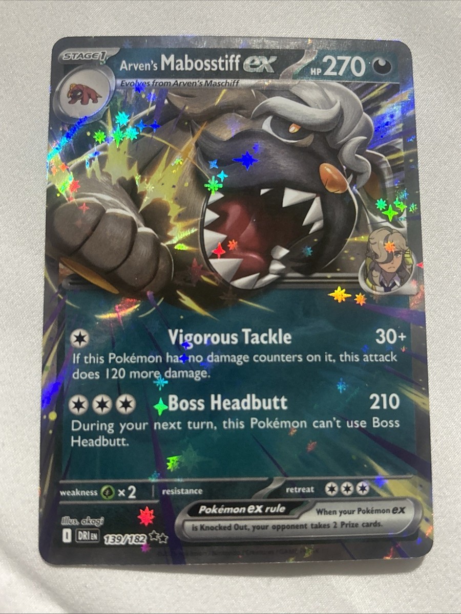 mabosstiff pokemon card Mabosstiff - 137/198 137