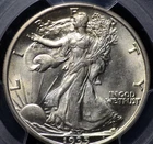 1935 S WALKING LIBERTY HALF DOLLAR PCGS  MS 64 STRONG STRIKE BRIGHT WHITE SATIN