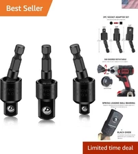 360° Universal Socket Adapter Set - Chrome Vanadium for Ultimate Durability